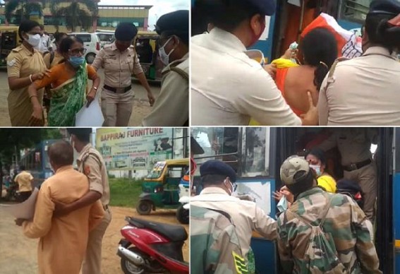 Congress lashed out at Police for Arresting Agitators amid Protest against Fuel Price Hikes : Cited Illegal Gatherings Continue by BJP across Tripura Congress lashed out at Police for Arresting Agitators amid Protest against Fuel Price Hikes : Cited Illegal Gatherings Continue by BJP across Tripura